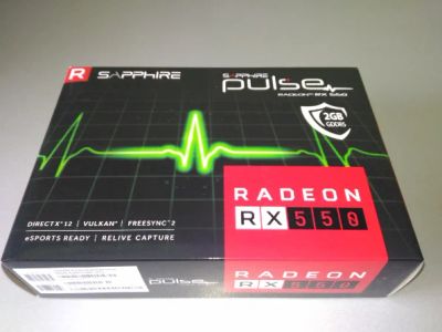 Лот: 18438058. Фото: 1. rx550 под восстановление 2gb. Видеокарты
