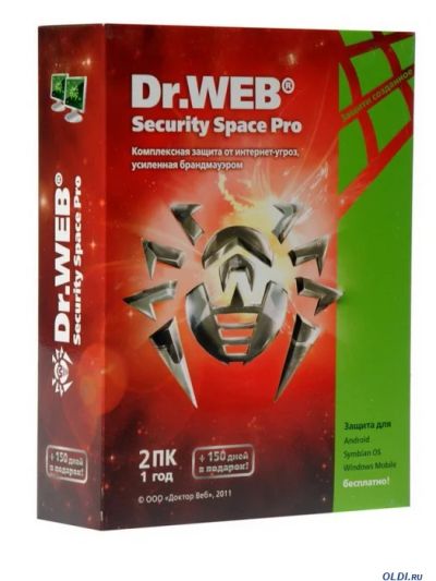 Лот: 4831970. Фото: 1. Антивирус Dr.Web Security Space... Системные