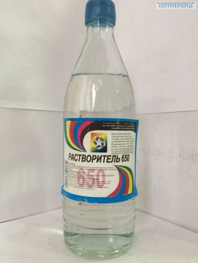 Лот: 12943456. Фото: 1. Растворитель 650 0,5л /12/ Красноярск. Краски, лаки, растворитель