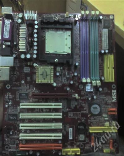 Лот: 238620. Фото: 1. продам мать MSI K8T Neo 2 на 939... Материнские платы