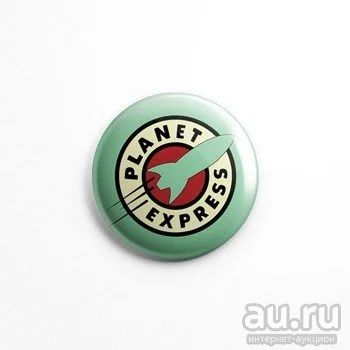 Лот: 10244828. Фото: 1. Значок Футурама Futurama Planet... Сувенирные