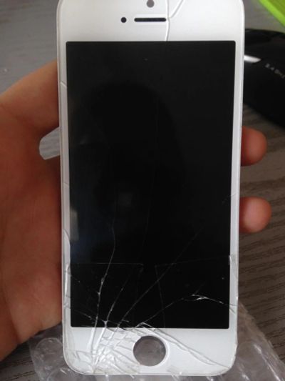 Лот: 7098791. Фото: 1. Дисплей iphone 5 белый. Дисплеи, дисплейные модули, тачскрины