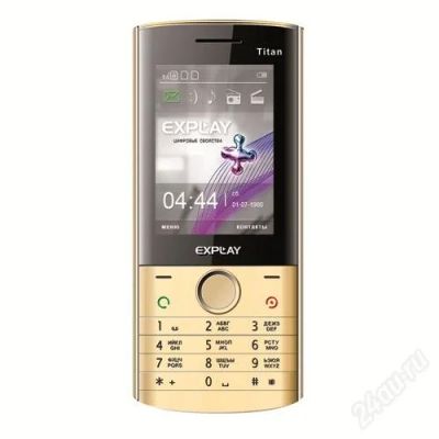Лот: 2674936. Фото: 1. Телефон Explay Titan, шампань... Кнопочные мобильные телефоны