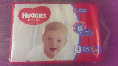 Лот: 11034412. Фото: 1. Подгузники Huggies Classic, 7-18... Детская гигиена