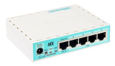 Лот: 25733949. Фото: 1. Маршрутизатор MikroTik hEX (RB750Gr3... Маршрутизаторы (роутеры)