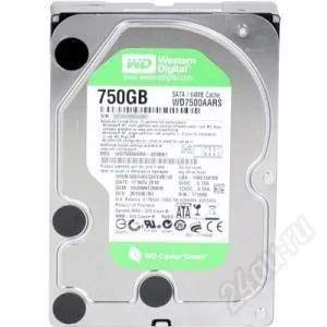 Лот: 1475830. Фото: 1. HDD 750 Gb SATA-II 300 Western... Жёсткие диски