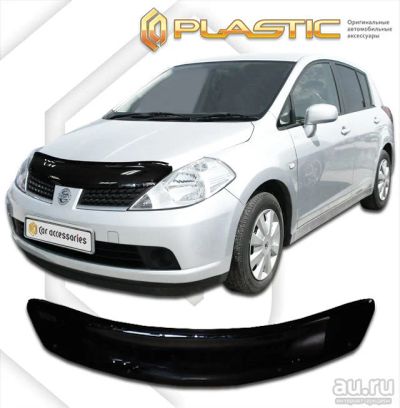 Лот: 13008444. Фото: 1. Дефлектор капота Nissan TIIDA... Детали тюнинга