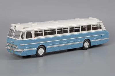 Лот: 6174325. Фото: 1. Масштабная модель Икарус-55 (бело-голубой... Автомоделизм