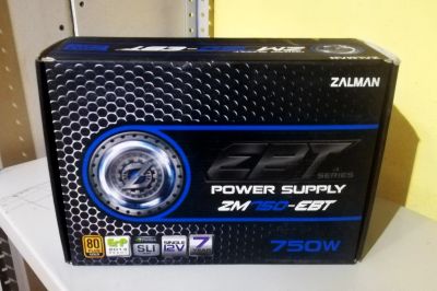Лот: 18804958. Фото: 1. Блок питания Zalman EBT 750W... Корпуса, блоки питания