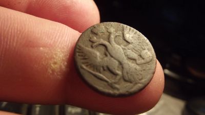 Лот: 11568586. Фото: 1. Самая редкая полушка-1745 года... Россия до 1917 года