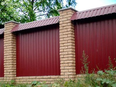 Лот: 7106673. Фото: 1. Профилированный лист С-8 красное... Кровельные материалы