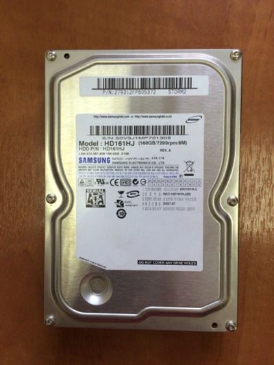 Лот: 7767388. Фото: 1. Жесткий диск HDD SATA 160Gb Samsung... Жёсткие диски (HDD)