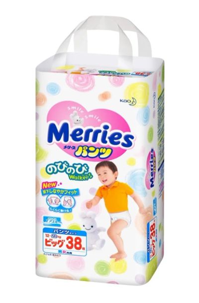 Лот: 6270346. Фото: 1. Подгузники - трусики Merries... Детская гигиена