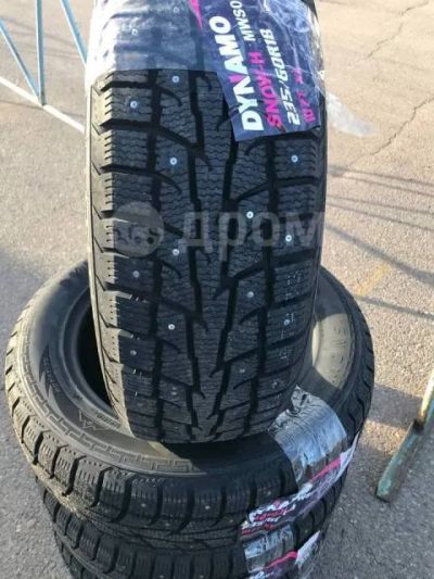 Лот: 24008620. Фото: 1. Зимняя резина 235/60 R-18 "Dynamo... Шины