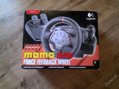 Лот: 1586269. Фото: 1. Logitech MOMO Racing Force Feedback... Рули, джойстики