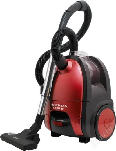Лот: 2646771. Фото: 1. Пылесос SUPRA VCS-1692UI red 1800... Пылесосы, паровые швабры