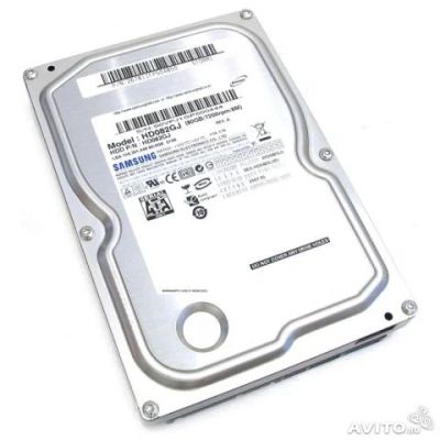 Лот: 4929740. Фото: 1. Жесткий диск на 80Гб Samsung HD082GJ... Жёсткие диски (HDD)