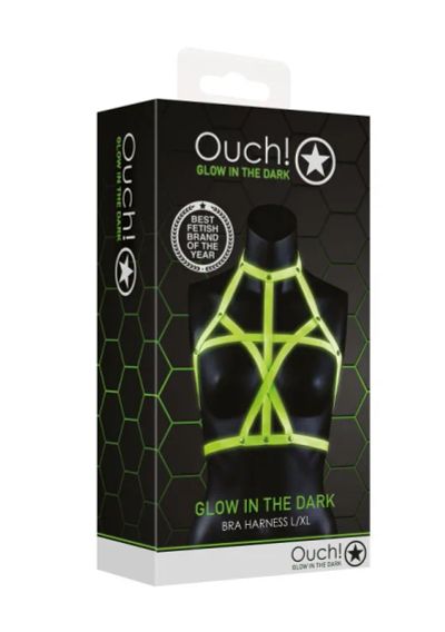 Лот: 22055903. Фото: 1. Портупея Bra Harness - Glow in... Игрушки