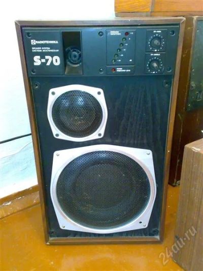 Лот: 885656. Фото: 1. S-70 & Radiotehnika УП-001 stereo. Активные акустические системы