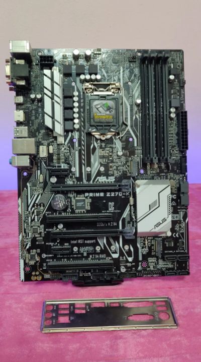 Лот: 20853051. Фото: 1. Материнская плата ASUS PRIME Z270-K... Материнские платы