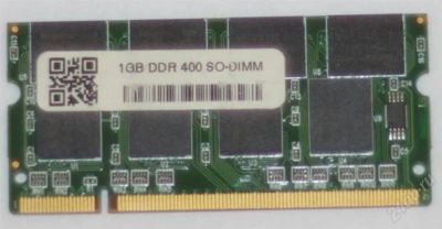 Лот: 2626136. Фото: 1. so-dimm ddr 1024mb 400 Mhz pc3200. Оперативная память
