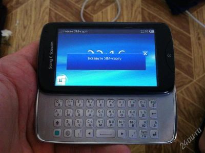 Лот: 2574613. Фото: 1. sony ericsson txt pro ck15i WiFi... Кнопочные мобильные телефоны