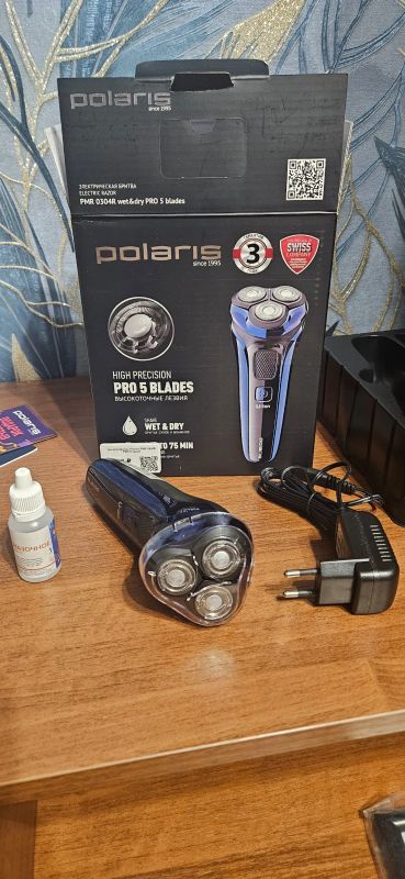 Лот: 25713787. Фото: 1. Электробритва Polaris PMR 0304R... Укладка и стрижка волос, бритьё, эпиляция