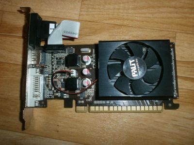 Лот: 4154293. Фото: 1. Видеокарта Palit GeForce GT 610... Видеокарты