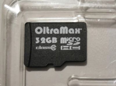 Лот: 13115519. Фото: 1. Карта micro SD OltraMax 32 Гб... Карты памяти