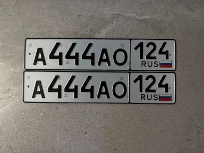 Лот: 25530905. Фото: 1. Продам гос.номер А 444 АО 124. Госномера