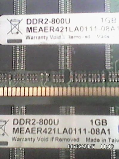 Лот: 9018128. Фото: 1. Оперативная память DDR2 ,2планки... Оперативная память
