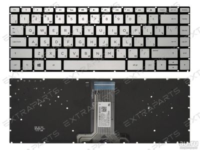 Лот: 15962866. Фото: 1. Клавиатура HP Pavilion 14-bk серебро... Клавиатуры для ноутбуков