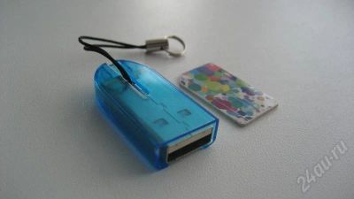Лот: 195953. Фото: 1. Микроскопический MicroSD (TF... Картридеры