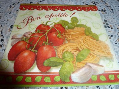 Лот: 3568908. Фото: 1. Салфетка для декупажа ''Bon appetito... Декупаж