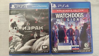 Лот: 17937830. Фото: 1. Призрак Цусимы + Watchdogs Legion. Игры для консолей
