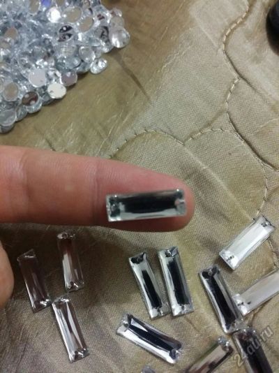 Лот: 5749904. Фото: 1. Стразы пришивные. Другое (ручная работа)