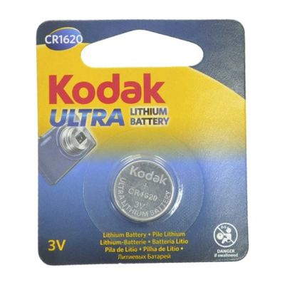 Лот: 14413883. Фото: 1. Батарейка Kodak CR1620 BL-1. Батарейки, аккумуляторы, элементы питания