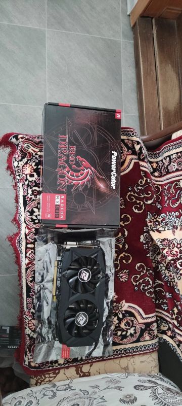 Лот: 18295441. Фото: 1. rx 580 8gb(powercolor red dragon... Видеокарты