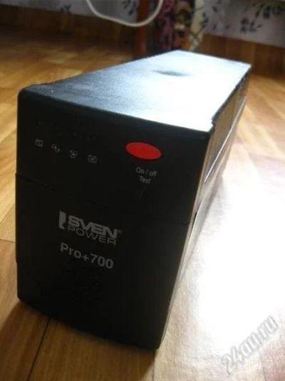 Лот: 1750172. Фото: 1. ups sven pro+ 700! +провода (батарея... ИБП, аккумуляторы для ИБП