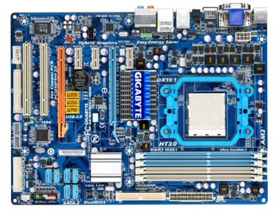 Лот: 5169062. Фото: 1. Мат плата ATX Gigabyte GA-MA785GT-UD3H... Материнские платы