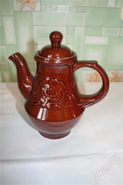 Лот: 1042835. Фото: 1. Кофейник глиняный. Кружки, стаканы, бокалы