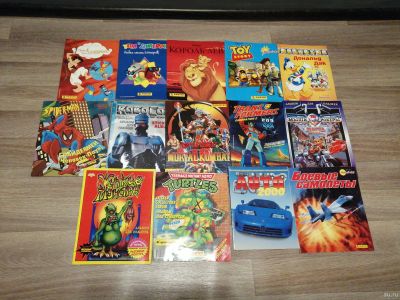 Лот: 14804284. Фото: 1. Редкие альбомы panini из 90х для... Наклейки, карточки, вкладыши