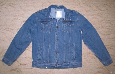 Лот: 14388399. Фото: 1. Куртка джинсовая мужская Wrangler... Верхняя одежда