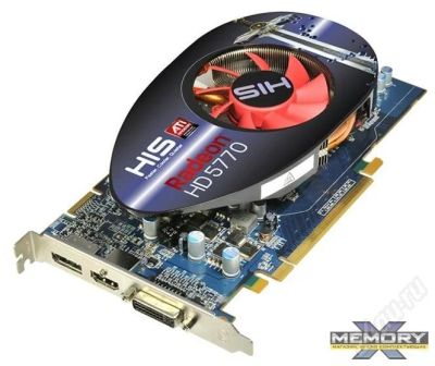 Лот: 414326. Фото: 1. HIS Radeon HD5770! 1 GB! GDDR5... Видеокарты