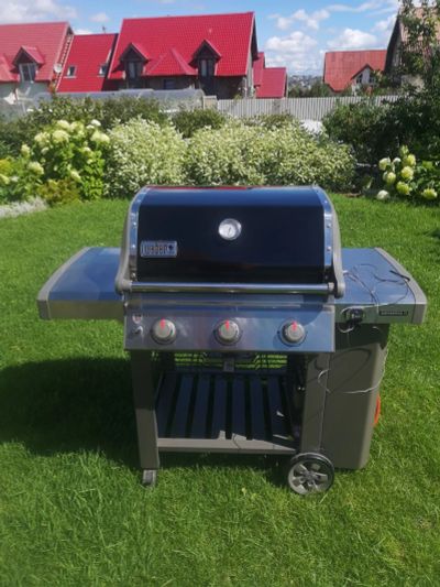 Лот: 23459343. Фото: 1. Газовый гриль Weber Genesis II... Мангалы, грили, коптильни