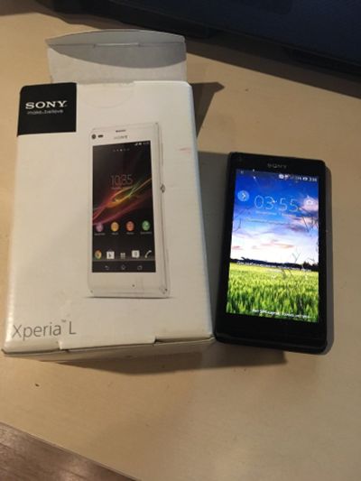 Лот: 11593518. Фото: 1. Sony Xperia L C2105 Black. Смартфоны