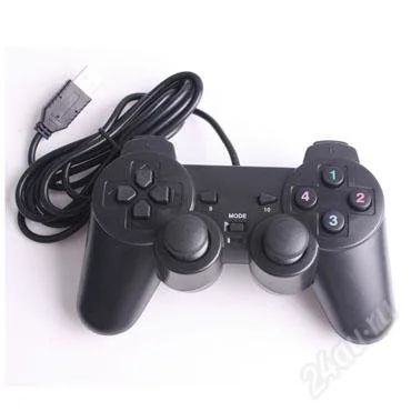 Лот: 1175174. Фото: 1. Геймпад (USB Double Dual Shock... Рули, джойстики