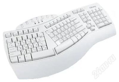Лот: 50621. Фото: 1. Клавиатура Chicony KB-9938 <белая... Клавиатуры и мыши