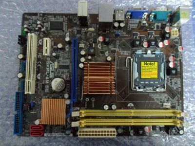 Лот: 466858. Фото: 1. Материнская плата Asus P5KPL-AM... Материнские платы