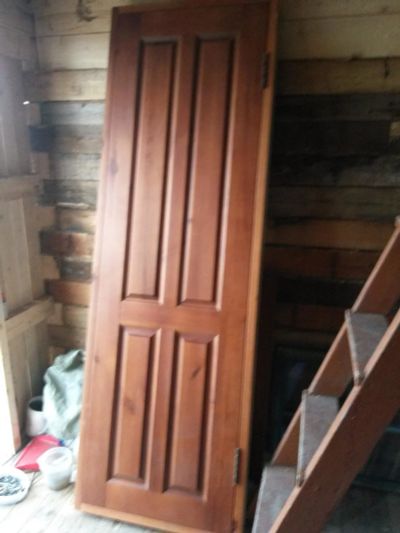 Лот: 9707450. Фото: 1. Дверь из массива сосны. Двери межкомнатные